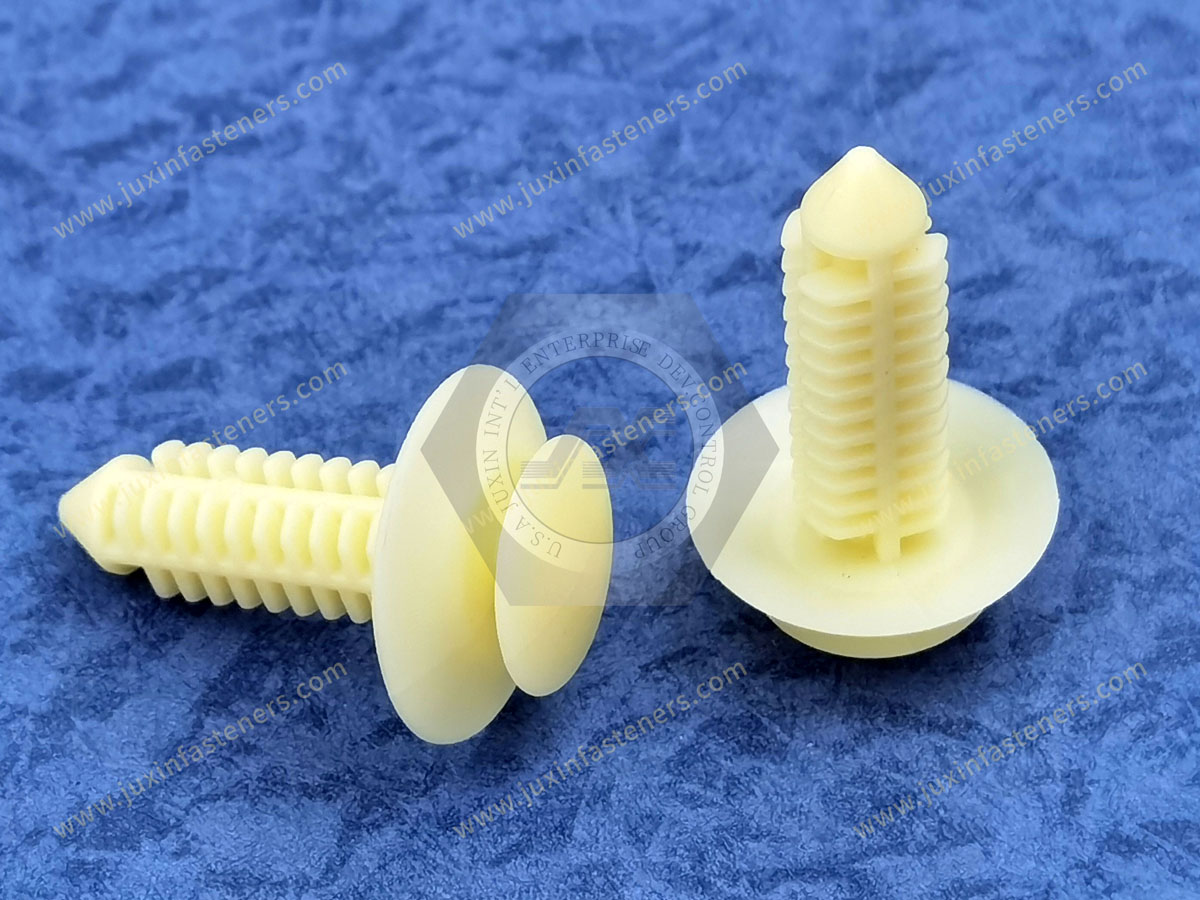 JX-13M05402 自動車用一般プラスチック有刺鉄線プッシュリベットファスナー