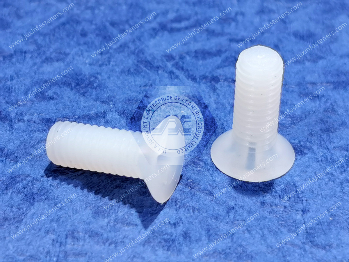 PVDF 十字穴付き皿ねじ
