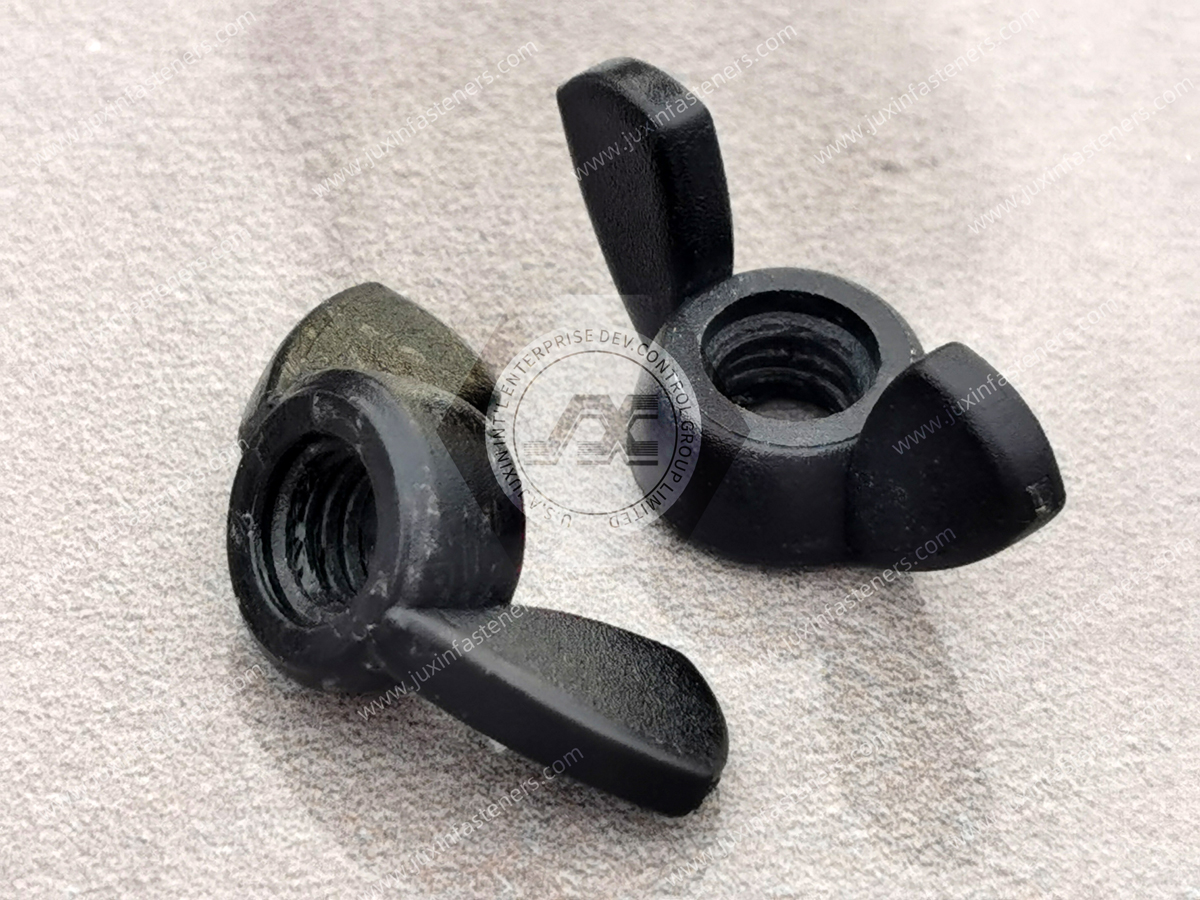 メートルプラスチック黒ナイロン 66 蝶ナット