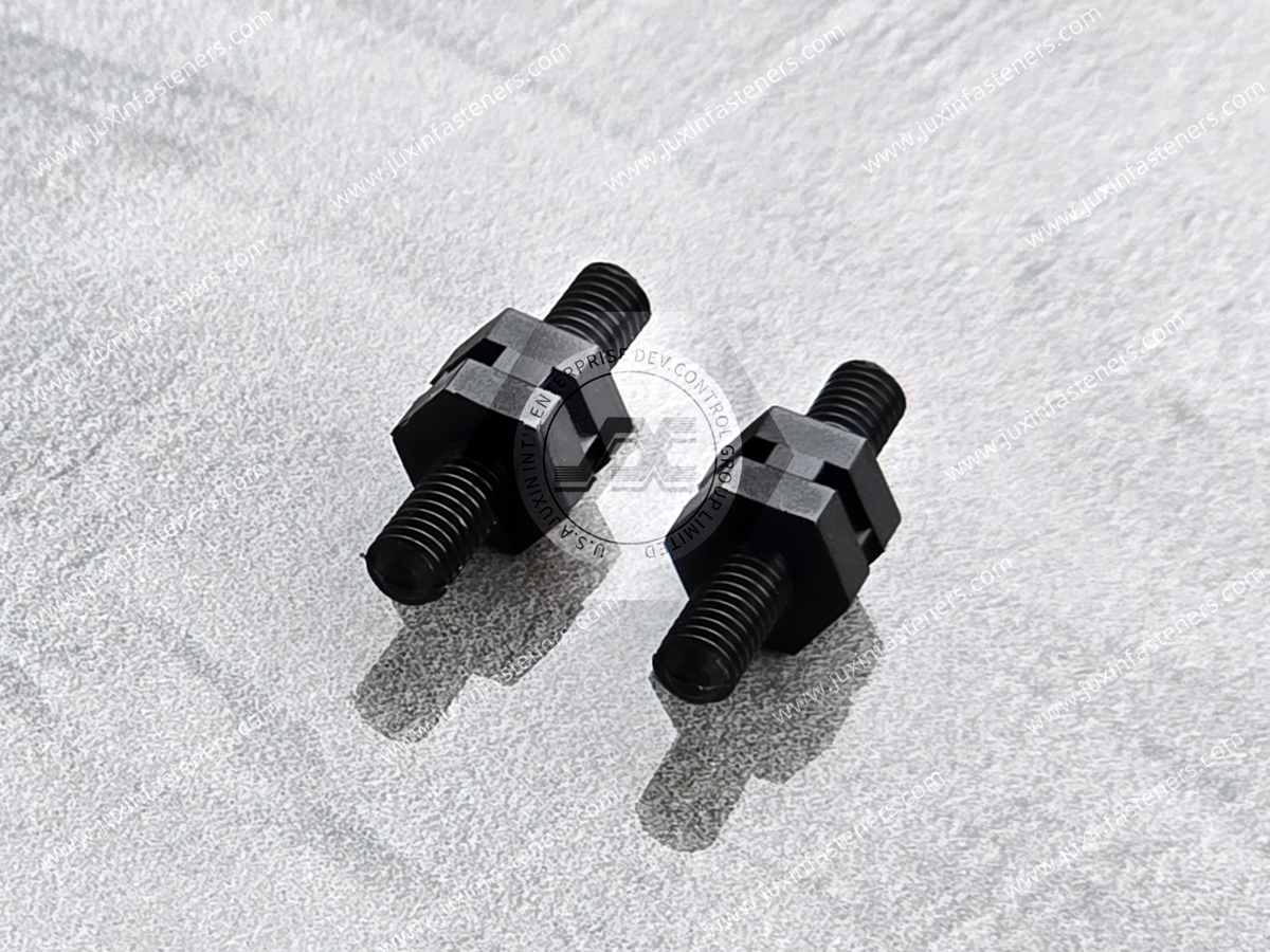 黒の六角ネジ付きスタンドオフ JX-GHTS-MM