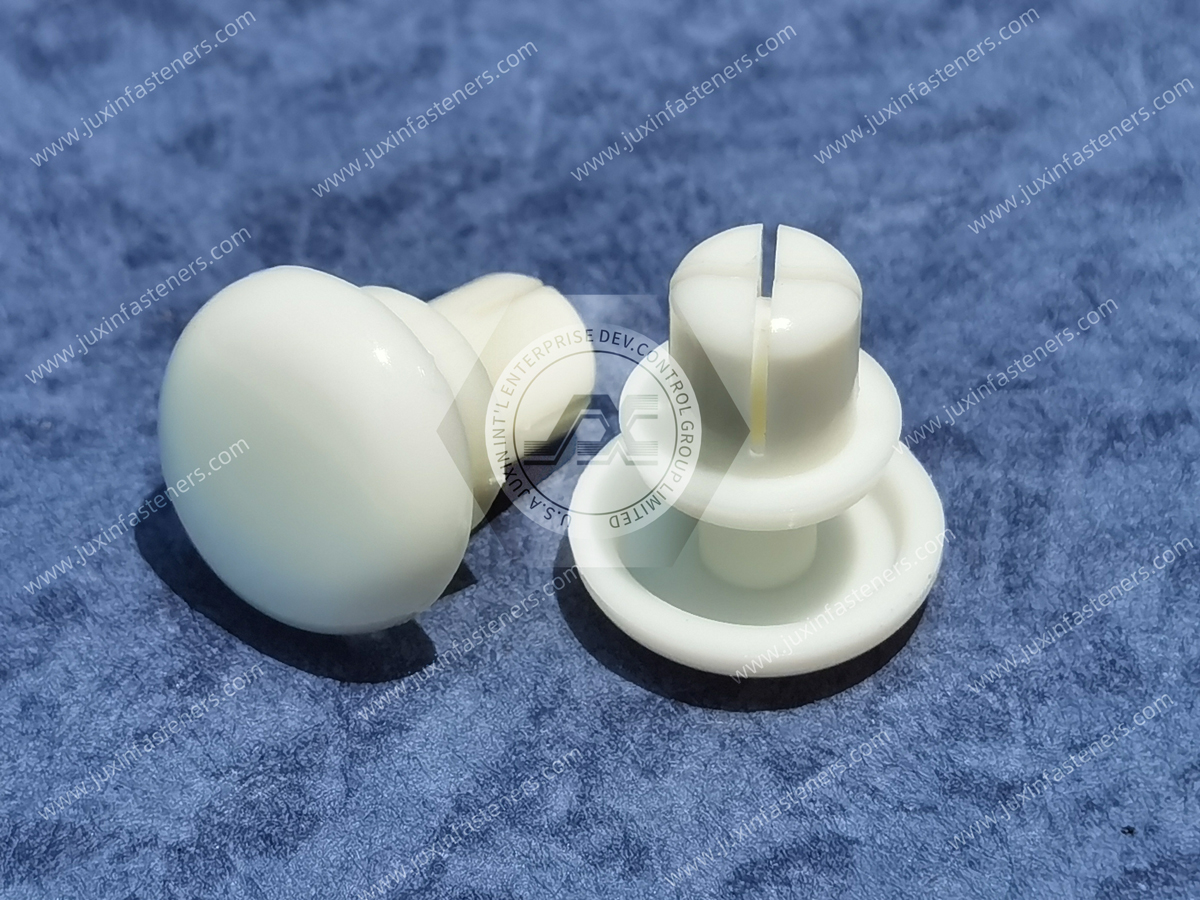 パネル用白プッシュスナップリベット JX-GR