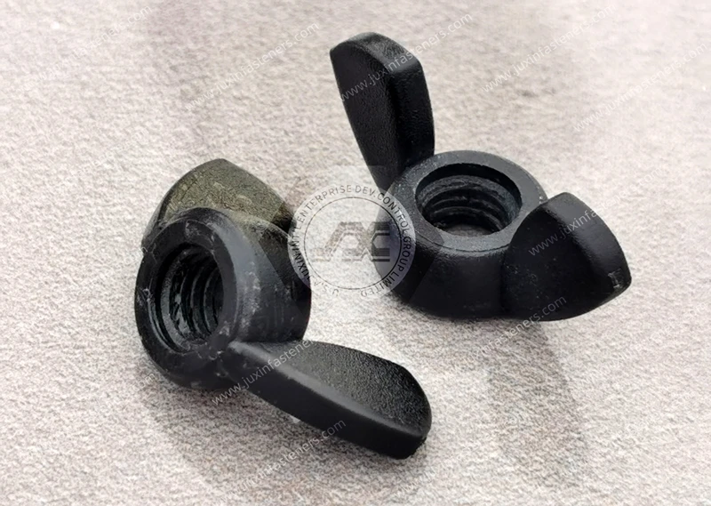 メートルプラスチック黒ナイロン 66 蝶ナット
