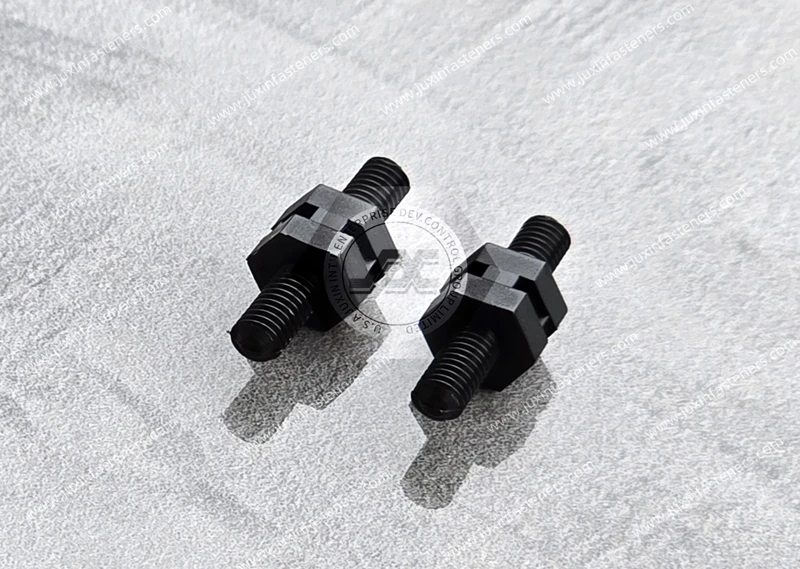 黒の六角ネジ付きスタンドオフ JX-GHTS-MM